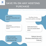 Bluehost-Save 9% on Any Hosting Purchase