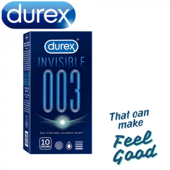 Durex - Deal of Invisible 003 - 10 Condoms with 23% Off