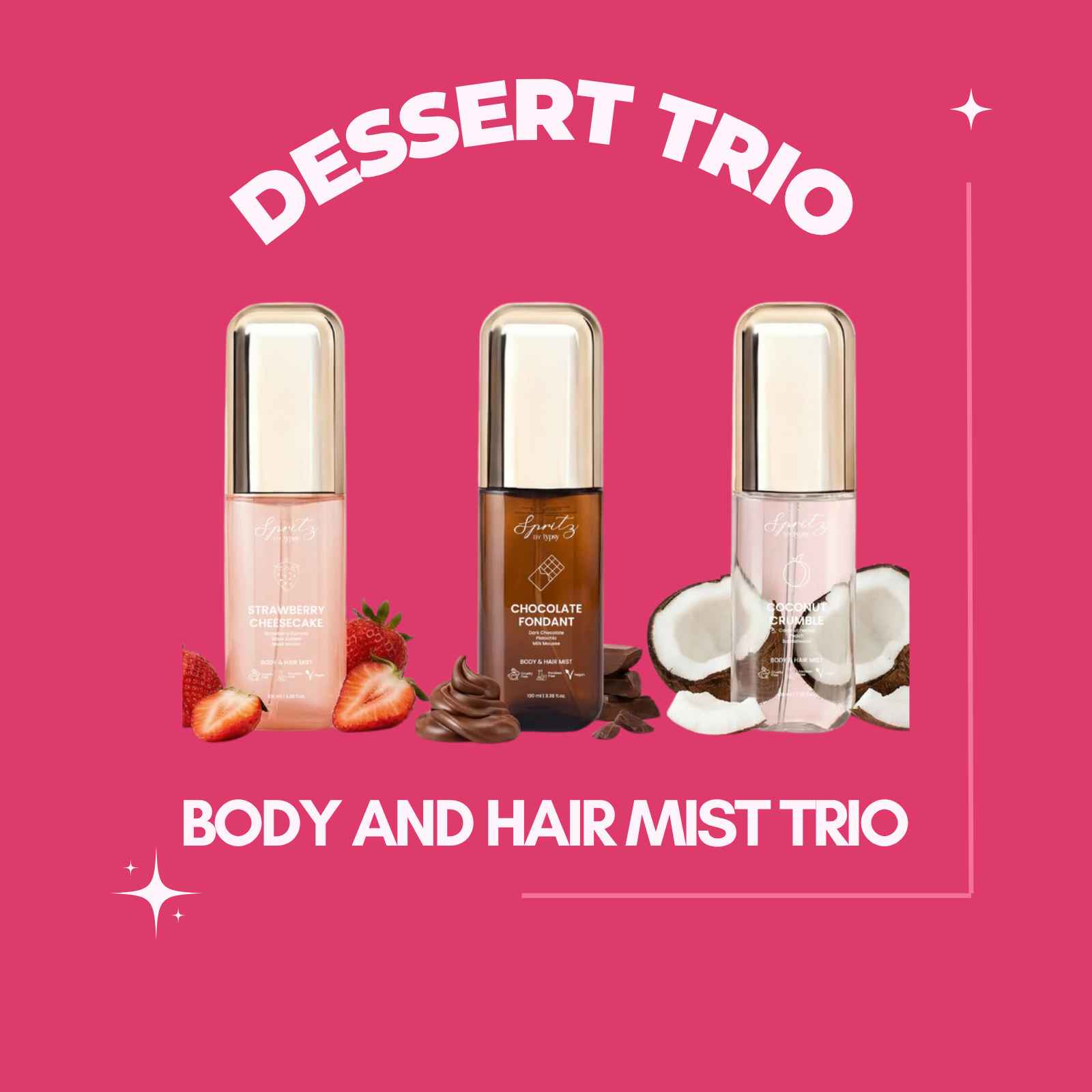 Buy This dessert trio Pack of 3 In kust rupee 1999/-