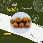 shreeji food-Savor the Delight of Dink Laddus – Get 13% OFF on Every Bite!