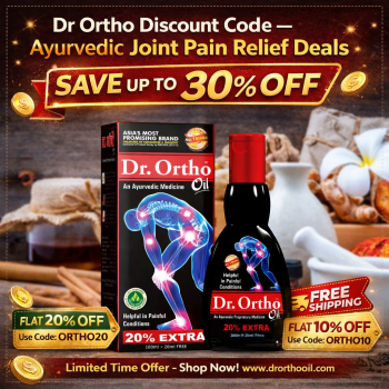 Dr Ortho Discount Code – Ayurvedic Joint Pain Relief Deals