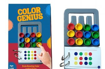 Color Genius β Educational Color Sorting Puzzle Toy for Kids | Brain-Boosting Logic Game with 40 Challenges | Screen-Free Fun for Ages 3+