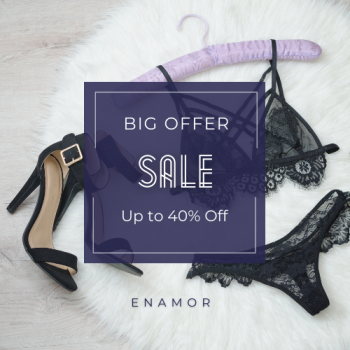 enamor 40% off