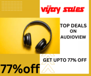 TOP DEALS ON AUDIOVIEW GET UPTO 77%OFF