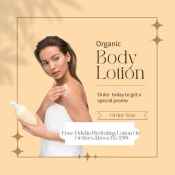 Free Fidelia Hydrating Lotion On Orders Above Rs 299