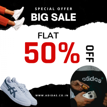 Adidas - END OF SEASON SALE | FLAT 50% OFF