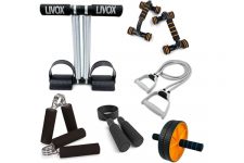 LIVOX Gym Equipment Set for Home Workout Combo Upto 51% OFF Coupon Code & Updated Discount List On Amazon