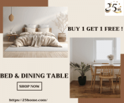 BUY 1 GET 1 FREE || BED & DINING TABLE