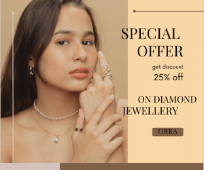 get 25% off on diamond jewellery