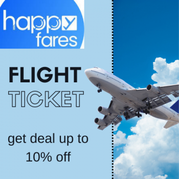 Happy fares great deals and discount up to 10% off