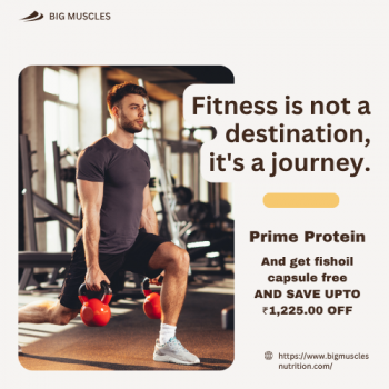 Prime Protein + Fish Oil ₹1,225.00 OFF