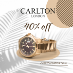 💫🕰️ Carlton London: 40% OFF on Watches for Her! 💝