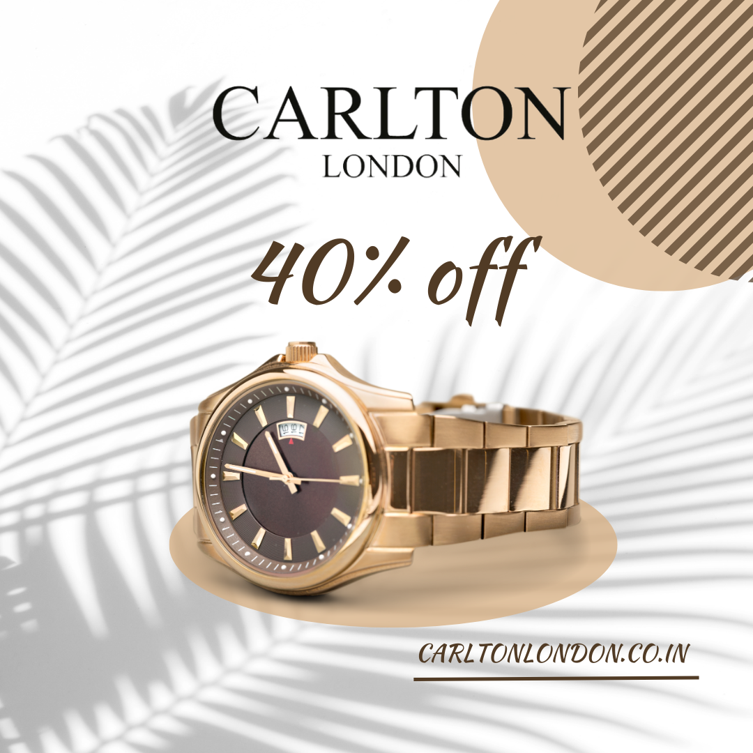 π«π°οΈ Carlton London: 40% OFF on Watches for Her! π