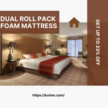 Dual Roll Pack Foam Mattress