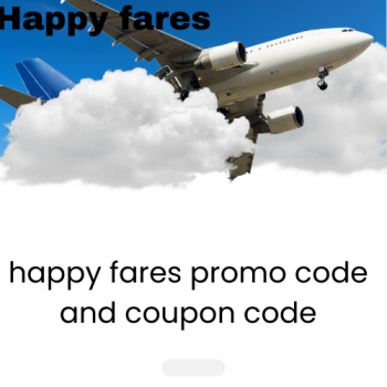 happy fares promo code and coupon up to 10% off on flight ticket
