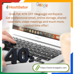 HostGator Google Workplace - Flat 40% OFF
