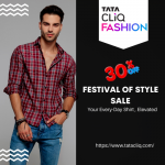TATA CLIQ Festival Sale - Get 30% OFF on Mens Shirts