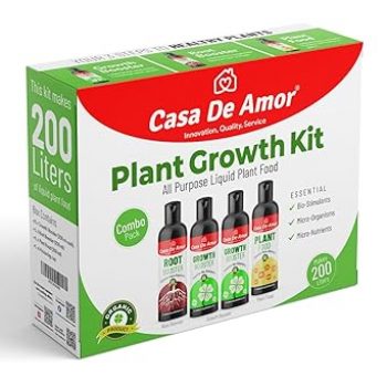 Casa De Amor Plant Growth Kit 3-in-1 Liquid Plant Nutrition Boost