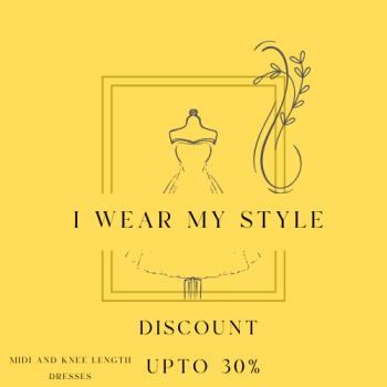 I Wear My Style Discount Upto 30% Off On Midi And Knee Length Dresses