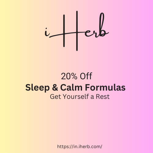 iHerb - 20% Off on Sleep and Calm Formulas