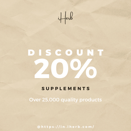 iHerb Discount - 20% Off on Supplements