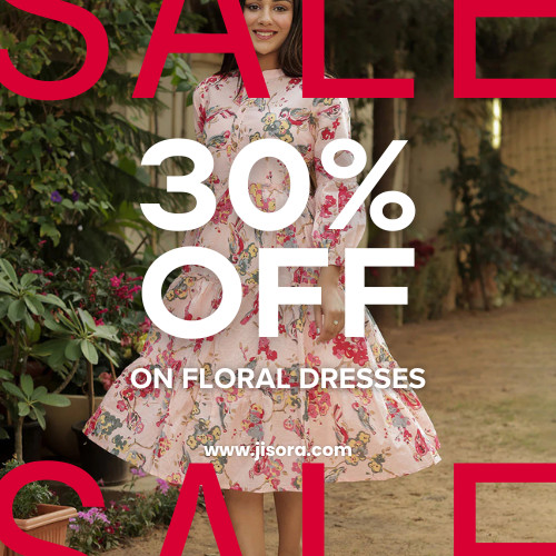 Jisora sale - 30% off on Floral dresses