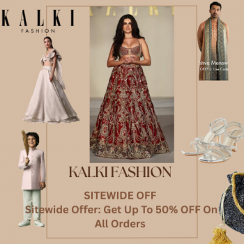 kalki fashion-SITEWIDE OFF Sitewide Offer: Get Up To 50% OFF On All Orders