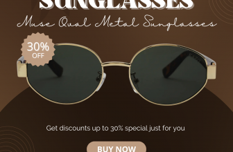 Muse Oval Metal Sunglasses
