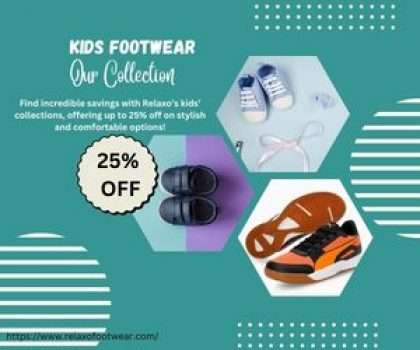 relaxo Hot deals for kids collections up to 25% off