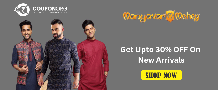 Manyavar mohey coupon code