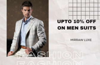 UPTO 10% OFF ON MEN SUITS