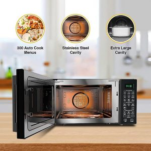 Whirlpool 29 Litres Convection Microwave Oven With 300 Plus Auto Cook Menus (31CES-E)