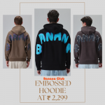 BANANA CLUB Embossed Hoodie At ₹ 2,299