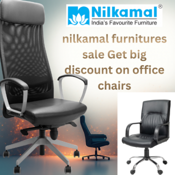 Nilkamal furniture sale Get big discount on office chairs