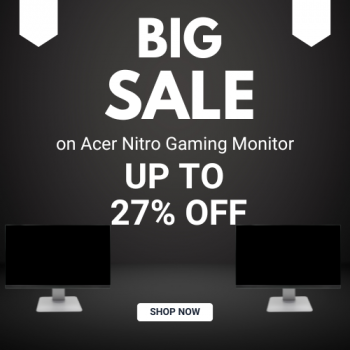 Acer – Get 27% OFF on Acer Nitro IPS Full HD Backlit LED Gaming Monitor