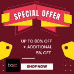 Up To 80% OFF + Additional 5% OFF on boat products