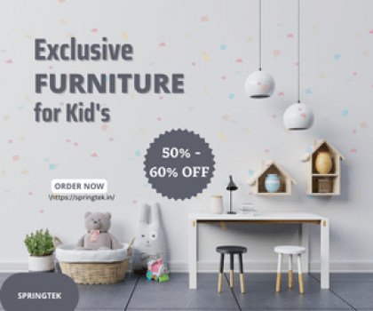 Springtek Flat 50% - 60% OFF On Kid's Furniture