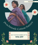 Peachmode-Buy Cotton Sarees Up to 70% Off
