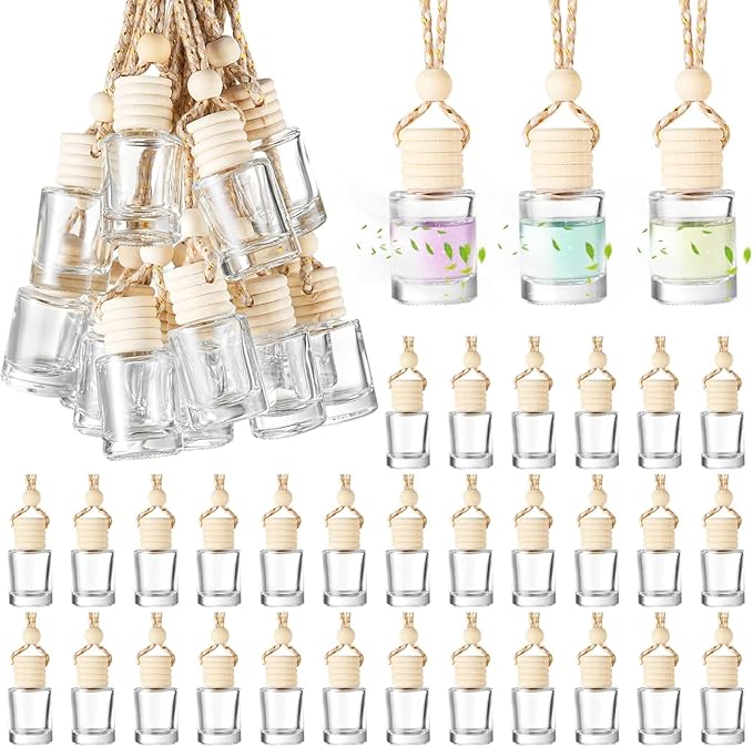 Hunky Dory 12pcs 10ml Hanging Car Air Freshener Diffuser