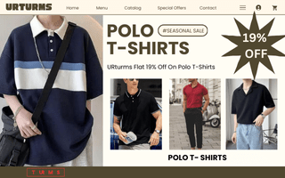 URturms Flat 19% Off On Polo T-Shirts