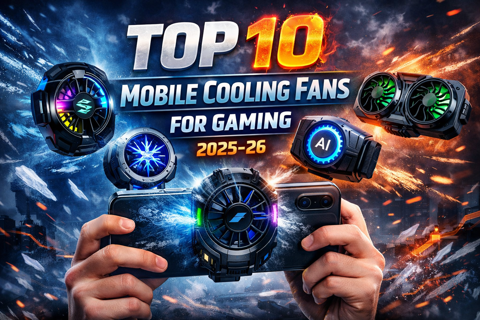 Top 10 Best Mobile Cooling Fans for Gaming (2025–26)