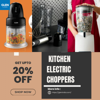 Glen India :Get Up To 20% OFF on Choppers