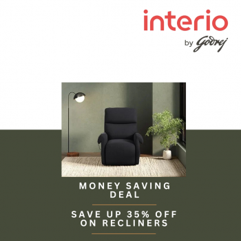 Money Saving Deal- Save Upto 35% On Recliners