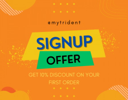 Mytrident Flat 10% OFF for New User