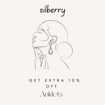 Silberry Get Extra 10% OFF On Anklets