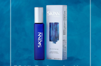 Skinn by Titan Verge 20 ML Eau De Parfum for men in a compact, stylish bottle with a bold masculine design