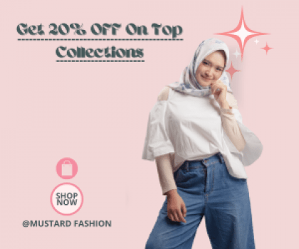 Mustard Fashion Get 20% OFF On Top Collections