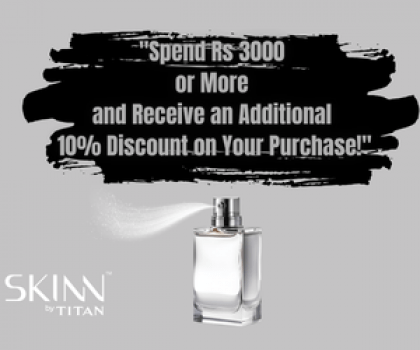 Spend Rs 3000 or More and Receive an Additional 10% Discount on Your Purchase!