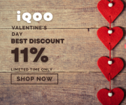 iQOO -Valentine’s Day Best Discount @ Flat 11% OFF