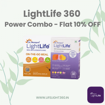 Get a healthy, fit and calm mind & body with LightLife 360 Power Combo - Flat 10% OFF